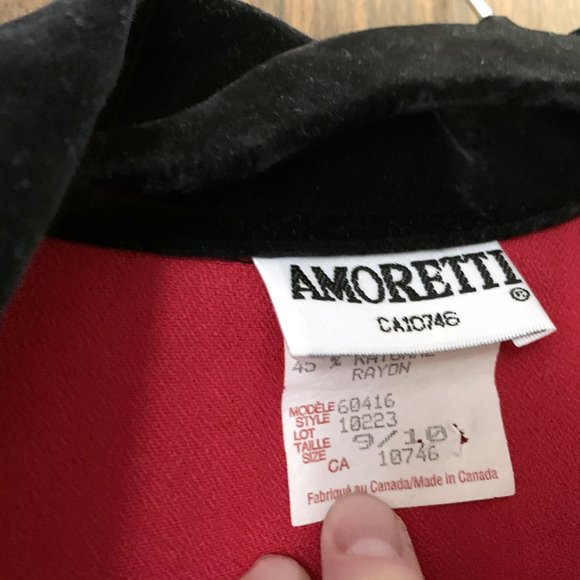 Unique near-vintage Amoretti jacket with tails - Picture 3 of 4
